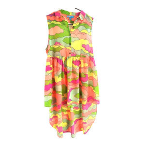 L'Amour Nanette LePore Psychedelic Long Tank Top - Size Medium